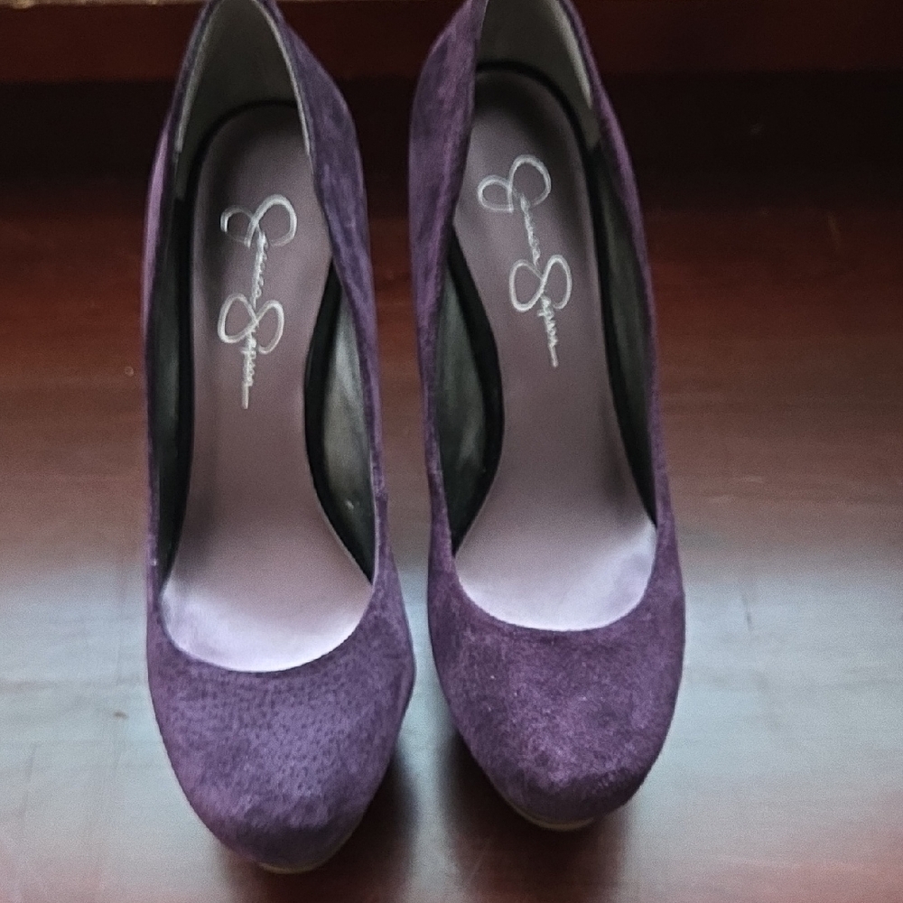 Jessica Simpson Purple Platform Shoes